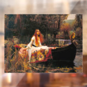 Autocollant Pour Fenêtre Waterhouse Lady of Shalott (Feuille 2)