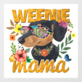 AUTOCOLLANT POUR FENÊTRE WEENIE MAMA WINDOWS DECAL (Feuille)