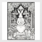 Autocollant Pour Fenêtre "Whimsical Window Wonderland : Rabbit Cling Deling (Feuille)