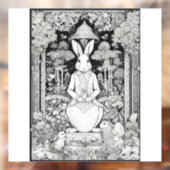 Autocollant Pour Fenêtre "Whimsical Window Wonderland : Rabbit Cling Deling (Feuille 2)