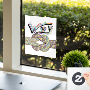 Autocollant Pour Fenêtre "Why Not" est une fenêtre sans limite de décors/cl
