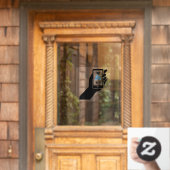 Autocollant Pour Fenêtre Wi-Fi gratuit Café Donut Shop Business Cell Phone (Porte d'accueil)