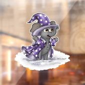 Autocollant Pour Fenêtre Wilbur métalphant dans la fenêtre d'hiver (Feuille 2)