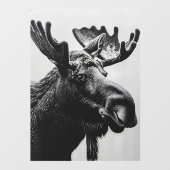Autocollant Pour Fenêtre Wild Bull Moose Very Large Shop (Feuille)