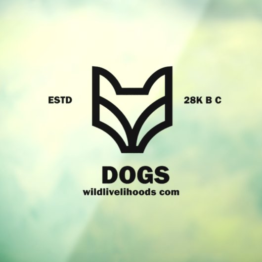 Autocollant Pour Fenêtre Wildlivelihoods.com Décal loup (Feuille 3)
