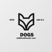 Autocollant Pour Fenêtre Wildlivelihoods.com Décal loup (Feuille)