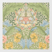 Autocollant Pour Fenêtre Willam Morris Myrtle Garden Floral Classic (Feuille)
