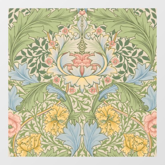 Autocollant Pour Fenêtre Willam Morris Myrtle Garden Floral Classic (Feuille)
