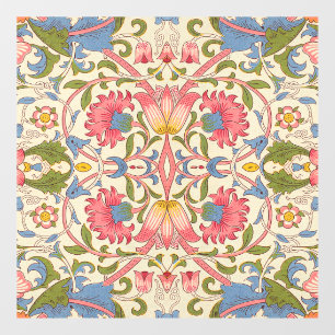 Autocollant Pour Fenêtre William Morris Lodden Motif Floral Pastel