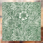 Autocollant Pour Fenêtre william morris marigold fleurs vertes (Feuille 2)