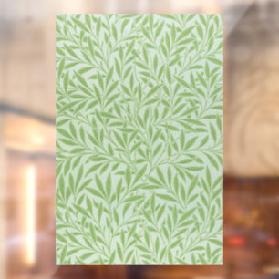 Autocollant Pour Fenêtre William Morris Saule Fleur Classique Vert