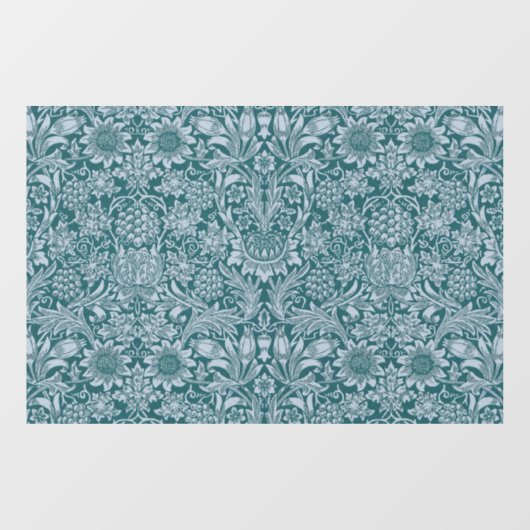 Autocollant Pour Fenêtre William Morris "tournesol" 2 (Feuille)