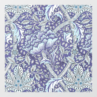 Autocollant Pour Fenêtre William Morris Windrush fleurs bleues