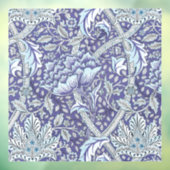Autocollant Pour Fenêtre William Morris Windrush fleurs bleues (Feuille 3)