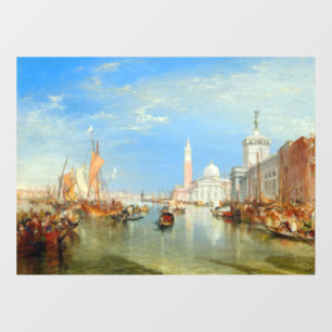 Autocollant Pour Fenêtre William Turner - Venise, le Dogana et San Giorgio