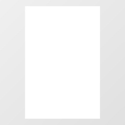 Autocollant Pour Fenêtre Window Cling (Feuille)