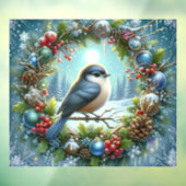 Autocollant Pour Fenêtre Winter Bird Window Cling (Feuille 3)