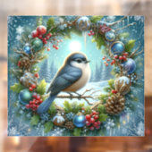 Autocollant Pour Fenêtre Winter Bird Window Cling (Feuille 2)