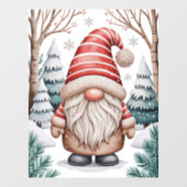 Autocollant Pour Fenêtre Winter Gnome Window Cling (Feuille)