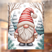 Autocollant Pour Fenêtre Winter Gnome Window Cling (Feuille 2)