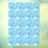 Autocollant Pour Fenêtre Winter Sports Skating Skiing Pattern Ski Shop Larg (Feuille 3)