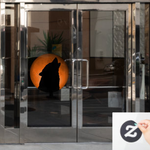 Autocollant Pour Fenêtre Wolf Moon