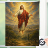 Autocollant Pour Fenêtre Zechariah 14:4 cling - Jesus returns (Maison)