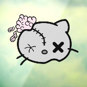 Autocollant Pour Fenêtre Zombie Kitty (Feuille 3)