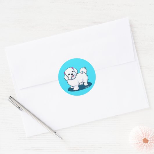 Autocollant pour fille maltaise (Enveloppe)