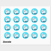 Autocollant pour fille maltaise (Feuille)