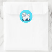 Autocollant pour fille maltaise (Sac)