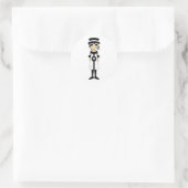 Autocollant pour fille Retro Mod (Sac)