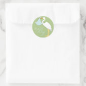Autocollant pour garçon de cigogne (Sac)