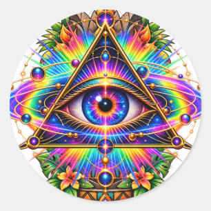 Autocollant pour œil d'orbite prismatique