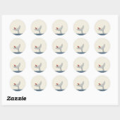 Autocollant pour oiseaux et baleines (Feuille)