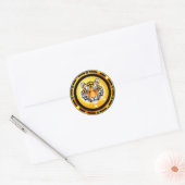 🐅 Autocollant pour ordinateur portable avec visag (Enveloppe)