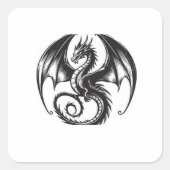 autocollant pour ordinateur portable dragon autoco (Devant)