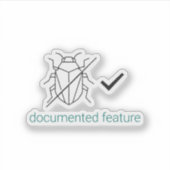 Autocollant pour ordinateur portable Funny Coder F (Devant)