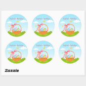 Autocollant pour panier de Pâques (Feuille)