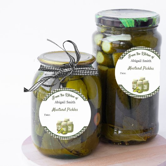 Autocollant pour pot de conserve Pickles et Relish
