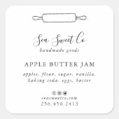 Autocollant pour pot en conserve (Devant)