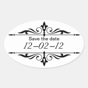 Autocollant pour réserver la date