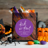 autocollant pour sac de friandises d'Halloween