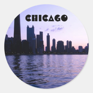Autocollant pour skyline de Chicago