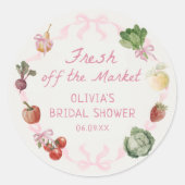 Autocollant pour une douche de nuptiale tout frais (Devant)