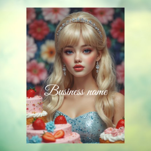 Autocollant pour vitrine de confiserie (Feuille 3)