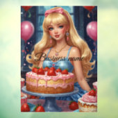 Autocollant pour vitrine de confiserie (Feuille 3)