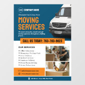 Autocollant pour vitrine de déménageur (Feuille)