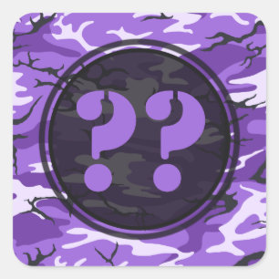 Autocollant pourpre de camouflage avec des