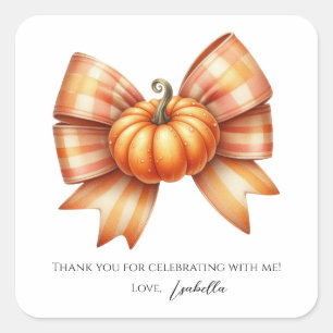 Autocollant premier anniversaire Little Pumpkin –